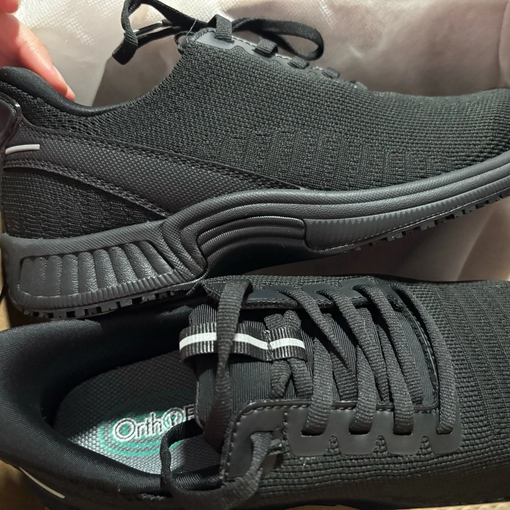 Black Athletic Sneakers - Picture 3 of 9